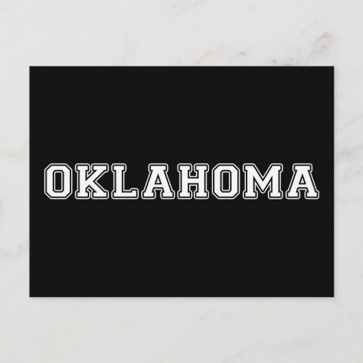Oklahoma Postkarte (Vorderseite)