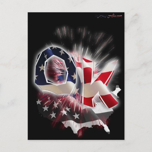 OKLAHOMA POSTKARTE (Vorderseite)