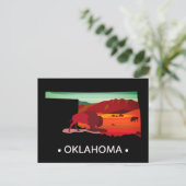 Oklahoma Postkarte (Stehend Vorderseite)