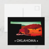 Oklahoma Postkarte (Vorne/Hinten)
