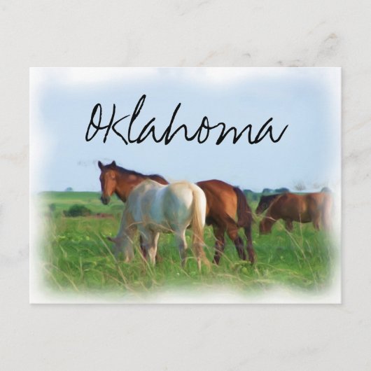 Oklahoma Postkarte (Vorderseite)