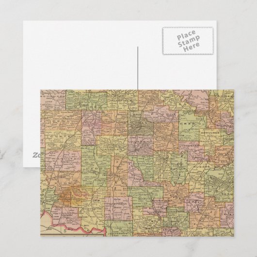 Oklahoma Postkarte (Vorne/Hinten)