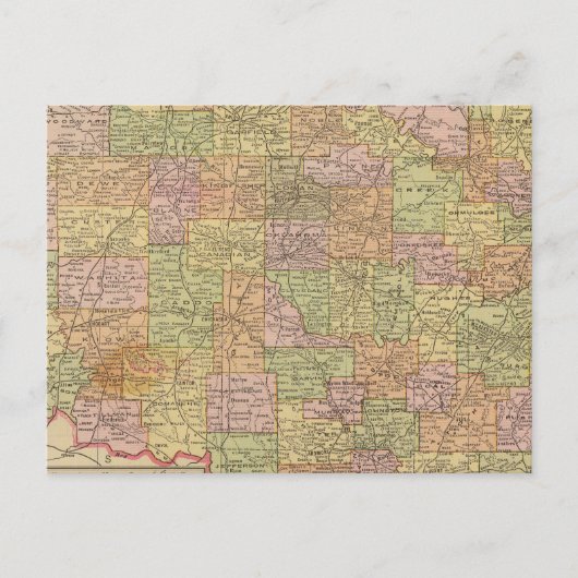 Oklahoma Postkarte (Vorderseite)