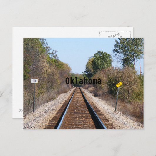 Oklahoma Postkarte (Vorne/Hinten)