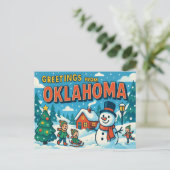 OKLAHOMA Postkarte (Stehend Vorderseite)