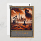 Oklahoma | Postkarte Gothic Art (Vorne/Hinten)