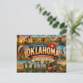 Oklahoma-Postkarte Postkarte (Stehend Vorderseite)