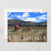 Oklahoma Prairie Postcard Postkarte (Vorne/Hinten)