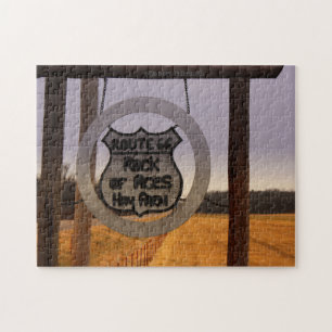 Oklahoma-PUZZLESPIEL des Weg-66 Puzzle