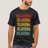 Oklahoma Rainbow Oklahoma Staat T-Shirt (Vorderseite)