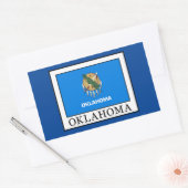 Oklahoma Rechteckiger Aufkleber (Umschlag)