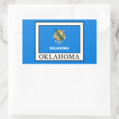 Oklahoma Rechteckiger Aufkleber (Tasche)