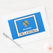 Oklahoma Rechteckiger Aufkleber (Umschlag)