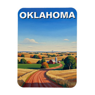 Oklahoma Reise Magnet