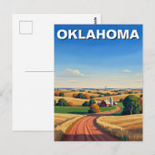Oklahoma Reise Postkarte (Vorne/Hinten)