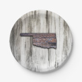 Oklahoma Rivets Pappteller (Vorderseite)