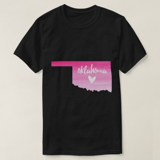 Oklahoma - rosa (1) T-Shirt (Design vorne)