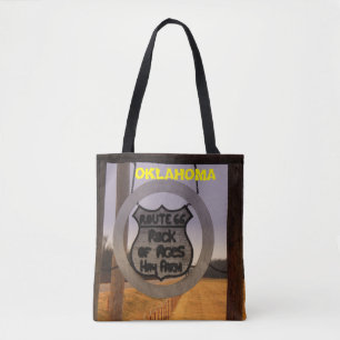 OKLAHOMA ROUTE 66 Lebensmittelgeschäft Tote Bag Tasche