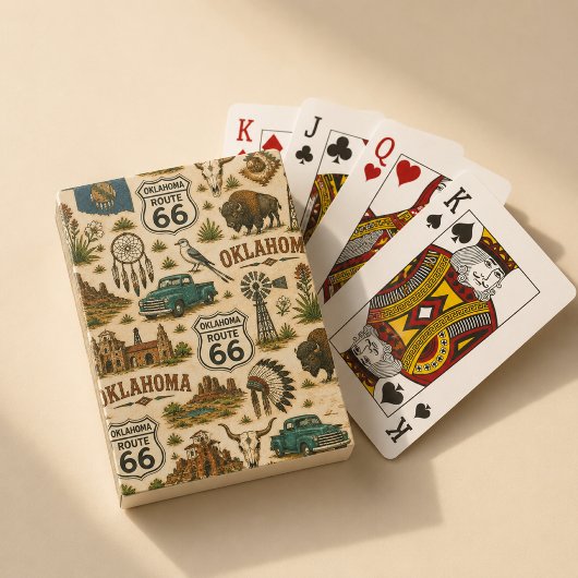 Oklahoma Route 66 Lucky Prairie Spielkarten