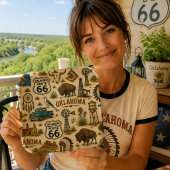 Oklahoma Route 66 Prairie-Party Pappteller