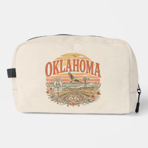 Oklahoma Route 66 Prairie Reisekoffer Waschbeutel