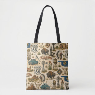 Oklahoma Route 66 Prairie-Tasche Tasche