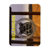 OKLAHOMA Route 66 Square MAGNET!! Magnet (Vertikal)