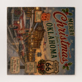 Oklahoma Route 66 Weihnachts-Challenge Puzzle (Horizontal)