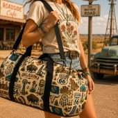 Oklahoma Route 66 Wochenende Prairie Duffle Bag