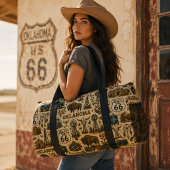 Oklahoma Route 66 Wochenende Prairie Duffle Bag