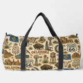 Oklahoma Route 66 Wochenende Prairie Duffle Bag (Vorderseite)