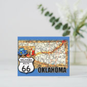 Oklahoma RT 66 Postkarte (Stehend Vorderseite)