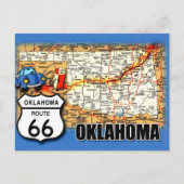 Oklahoma RT 66 Postkarte (Vorderseite)