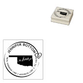 Oklahoma-Rücksendeadresse Geschäft Gummistempel (Stempel)