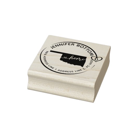 Oklahoma-Rücksendeadresse Geschäft Gummistempel (Stempel)
