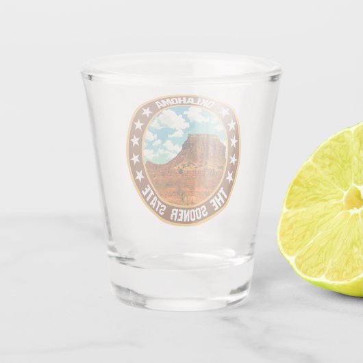 Oklahoma Schnapsglas (Rückseite)