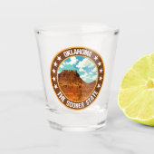 Oklahoma Schnapsglas (Vorderseite)