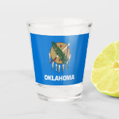 OKLAHOMA SCHNAPSGLAS (Vorderseite)