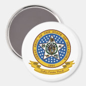 Oklahoma-Siegel Magnet (Vorderseite/Rückseite)