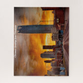 Oklahoma Skyline.Weihnachtsgrüße Puzzle (Vertikal)
