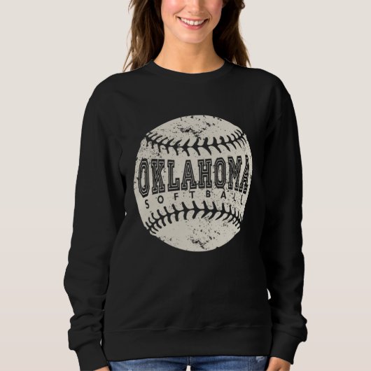 Oklahoma Softball Ball Sweatshirt (Vorderseite)
