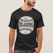 Oklahoma Softball Ball T-Shirt (Vorderseite)