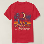 Oklahoma Solar Eclipse 2024 Starry Night Solar Ecl T-Shirt (Design vorne)
