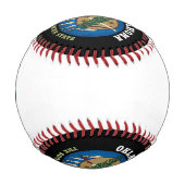 OKLAHOMA SOONER STAAT FLAG BASEBALL (Rückseite)
