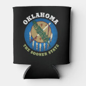 OKLAHOMA SOONER STAAT FLAG DOSENKÜHLER (Vorderseite)