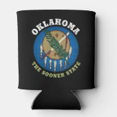OKLAHOMA SOONER STAAT FLAG DOSENKÜHLER (Rückseite)