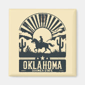 Oklahoma Sooner Staat Magnet (Vorne)