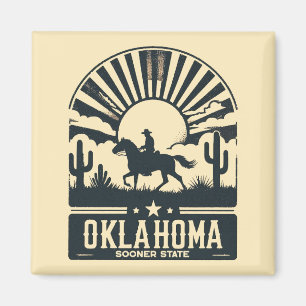 Oklahoma Sooner Staat Magnet