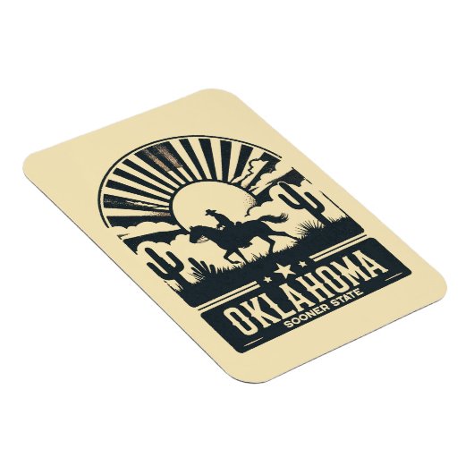 Oklahoma Sooner Staat Magnet (Rechte Seite)