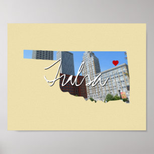 Oklahoma Staat Foto Poster